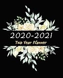 2020-2021 Two Year Planner: Beauty Flowers, 24 Months Planner Calendar Track And To Do List Schedule by Dora Blossom