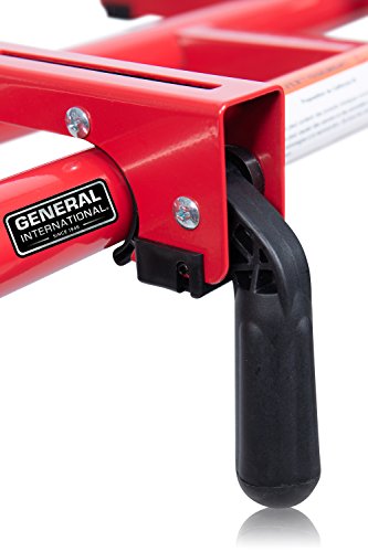 General International MS3102 Miter Saw Stand, Red, Black & Gray