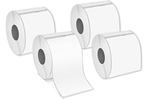[4Rolls, 220/Roll] Dymo 30323 Compatible 2-1/8" x 4" (54mm x 102mm) Shipping Labels - Compatible with DYMO Labelwriter 450, 4