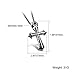 TRUSUPER Jewelry Mens Individual Titanium Steel Cross Pendant Necklace
