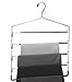 Organize It All 5-Tier Swinging Arm Pant Rack, Silver