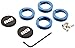 ODI Lock Jaw Bicycle Grip Lock-On Clamps with Caps (Blue)