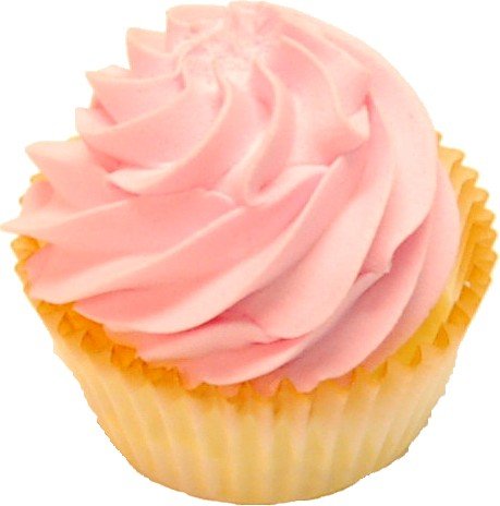 Flora-cal Products Pink Artificial Fake Cupcake 3 Pack