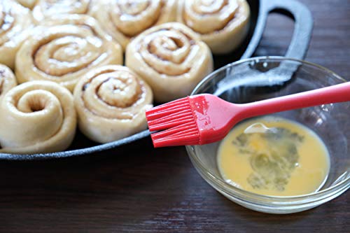 Utensils Set, 12-Piece Complete Silicone Baking & Cooking Kitchen Tools Set, Cookware Set, BBQ, Kitchen Gadgets - Red - Utensilios de Cocinas - Thumbnail 6