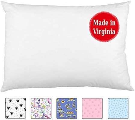 White A Little Pillow Company Hypoallergenic Toddler Pillow
