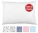 A Little Pillow Company Toddler Pillow (13x18) 100% Produced in The USA, Hypoallergenic, Machine-Washable (White)