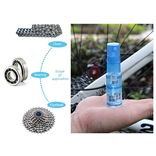 blue--net Bicycle Chain Oil Lubricant, Bicycle Chain Lube Lubricant Spray for Lubricating & Protecting Moving Parts, Weather & Water Resistant, Antirust(20ml) - Thumbnail 6