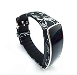 LUCKYMALL Replacement Plastic Band for Samsung Galaxy Gear Fit (Flower-05)