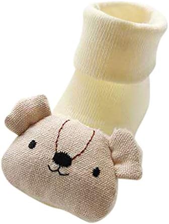 Kids Infant Toddler Baby Boys Girls Cartoon Animals Anti-Slip Knitted Warm Socks