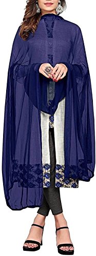 youthquake women's faux georgette dupatta combo pack (set of 5)