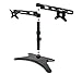 DoubleSight Dual Monitor Easy Stand, Universal Vesa Mount, Free Standing, Fully Adjustable Height, Tilt, Pivot, accomodates up to 27″ LED LCD Monitors, VESA Bracket 75mm & 100mm, (Model: DS-227STN)thumb 1