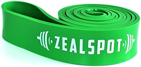 Zealspot Pull Up Assist Band-Heavy Duty Resistance Bands for Mobility,Powerlifting,Pull-up Assistance,Stretch,Wokout ,Resistance Exercise (#4 Green,Single)
