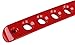 Santu Aluminum Grab Handle Pull Inserts Cover For Jeep Wrangler 2007 - 2017 JK/Unlimited (4 door, Red)