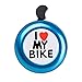 AD I Like My Bike Bell - Bicycle Bell - Loud Aluminum Bike Horn Ring Mini Bike Accessories for Men Women Kids Girls Boys Bikes