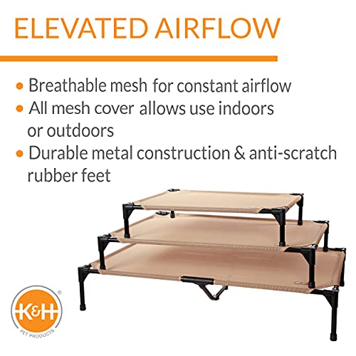 K&H PET PRODUCTS Original Pet Cot Elevated Dog Bed & Cot Canopy, All