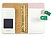 Webster's Pages, A5 Green Color Crush Planner Binder, Refillable 6-hole Standard Gold Colored Ring Binder with Card Slots, Personal Organizer