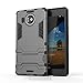 Cocomii Iron Man Armor Microsoft Lumia 950 XL Case, Slim Thin Matte Vertical & Horizontal Kickstand Reinforced Drop Protection Fashion Bumper Cover Compatible with Microsoft Lumia 950 XL (Gray)