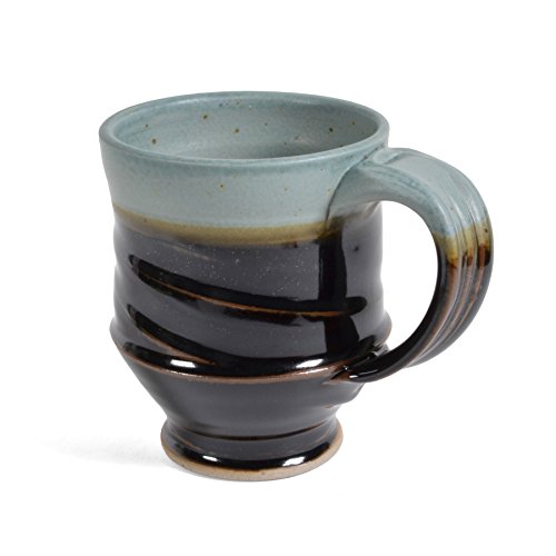 Royce Yoder Pottery Mug, Copper/Black