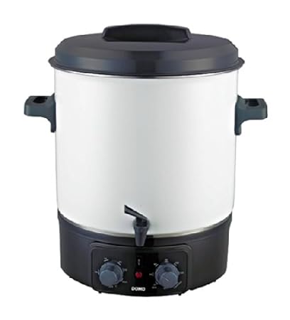 elektrischer Einkochtopf Domo DO322W 27L Einweckkochtopf mit Zapfhahn