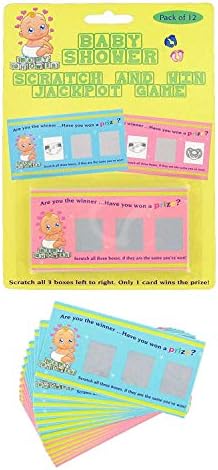 3 X Baby Shower Scratch Card