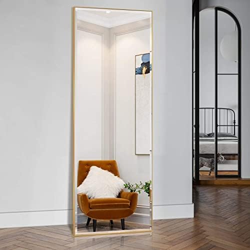 BEAUTYPEAK Full Length Mirror 20" x 60" Body Dressing Standing Hanging