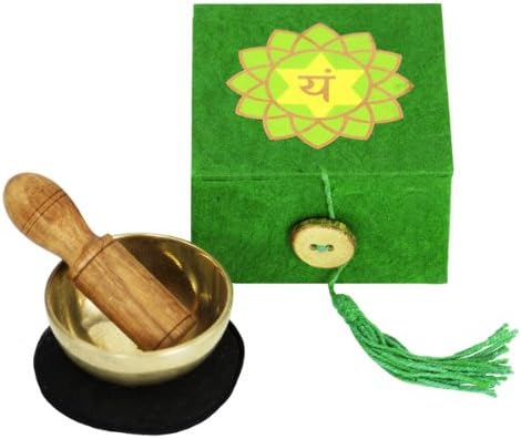 Meditation Bowl Mini, Heart Chakra; 2" dia; 2 3/4" Box