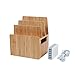 MobileVision Bamboo Charging Station Stand New Version II for Smartphones & Tablets Includes Powermod 5-USB Charging Strip