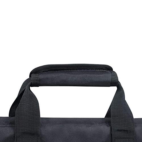 HUNTSEN Double Rifle Bag Soft Outdoor Tactical Carbine Cases 0.7in Padded Gun Case Bag 42" with Adjustable Sling, Multiple Pouches - Thumbnail 6