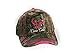 BT Outdoors Camo Cutie Cap,Mossy Oak Camo Cap with Pink Trim and Logo