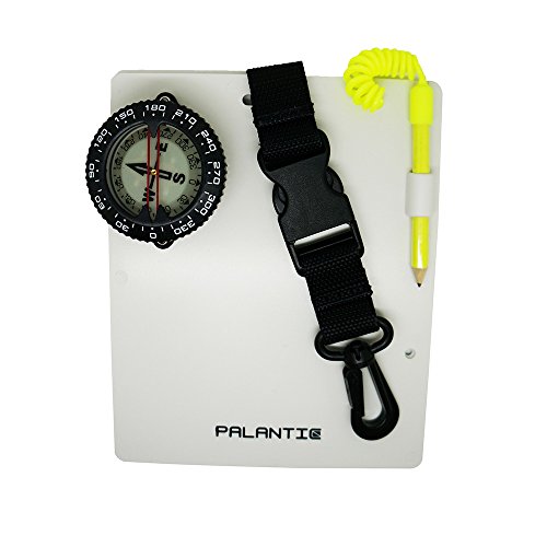 Palantic Scuba Dive Writing Slate with Compass and Pencil, 2"