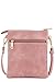 Isabelle Functional Multi Pocket Crossbody Bag (Dusty Pink)