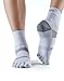 toesox Women's Performance Five Toe Ankle Minnie Sport Toesocks