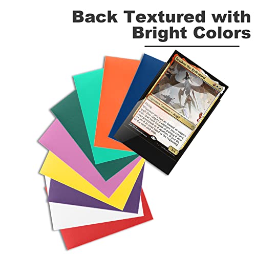 Matte Black MTG Card Sleeves 200 Pack, Standard Card Sleeves Matte