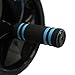 PharMeDoc Dual Ab Roller Wheel - Ab Exercise Wheel with Foam Grip Handles, Dual Wheels - Abs Exercise for Home Gym Equipment, Home Workout Equipment for Six Pack Abs - Abdominal Core Fitness Equipment