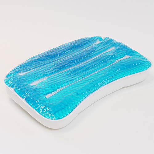 Bath Tub Spa Pillow Cooling Gel Beads W/Suction Cups Comfort Neck Relax Cushion - Thumbnail 4