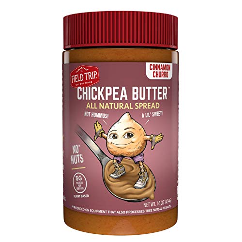 Field Trip Chickpea Butter Healthy Vegan Snacks, Gluten Free, Non GMO Ingredients, All Natural