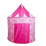 Maye Tanco Kid Pink Princess Castle Play-doll House and Snowflake Ice Castle for Your Little Princess