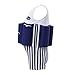 Baby Kids Floatation Suit Float One-Piece Swimwear Buoyancy for Girls Boys White 1-2years