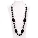 Silicone Teething Necklace - 12 Color Choices - Baby Safe For Mom To Wear - BPA-Free Beads To Chew - Stylish & Natural 