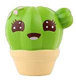 Anboor 4.1 Inches Squishies Cactus Scented Jumbo Slow Rising Kawaii Squishies Stress Relief Toy for Collection Gift Random Delivery