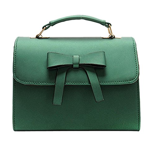 Hot Sale! Clearance! Women Bag,TodaiesWomen Bag Bowknot Pure Color Messenger Bags Shoulder Bag 2017 (22918cm, Green)