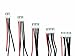 HRB 2-6S Balance Charger Silicon Cable Wire JST XH Connector Adapter Plug (10pcs 2s-6s(Each 2pcs))
