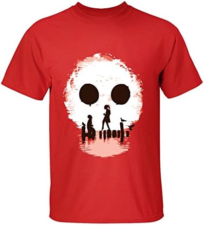 Skull Dusk Love Supernatural T-Shirt For Mens XXL Red