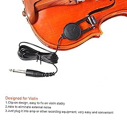 Taotiieout Violin Pick-up,WCP-60V Clip-on Pickup