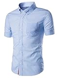 Generic Mens Non Iron Casual Short Sleeve Summer Dress Shirt