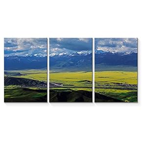 signwin 3 Piece Canvas Wall Art Beautiful Landscape...
