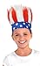 All -American Fourth of July Crazy Hair Headband Accessory, Fabric, Standard Size