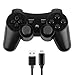 GAMEFRIEND PS3 Controller Wireless, Double Shock Gamepad Bluetooth Sixaxis Game Controller with Charger Cable for Playstation 3