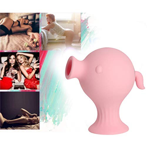 Clit Sucking Vibrator for Clitoris Nipple Stimulation，Clitoral Sucking &Licking Tongue Vibration with 7 speeds Suction，Waterproof USB Rechargeable Vagina Suction Adult Sex Toy for Women