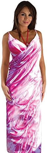 Saress Candy Floss Maxi Beach Dress - Cover Up Sarong Dress Top